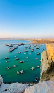عکس | نمای هوایی از طبیعت دیدنی چابهار