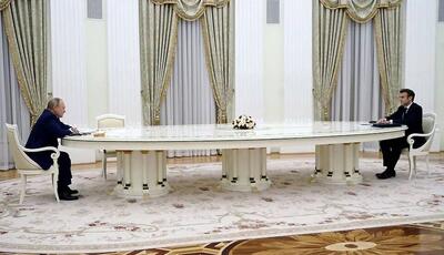 تمایل مکرون برای گفت‌وگو با پوتین