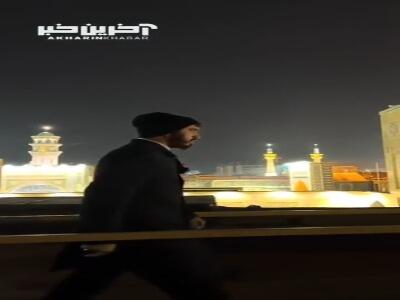 نمایی متفاوت از گلدسته نقاره خانه!