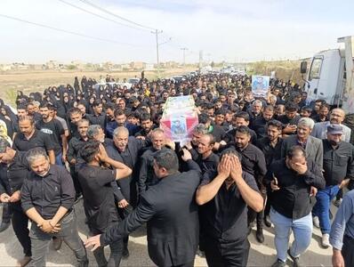 تشییع پیکر سومین جان‌باخته انفجار مواد محترقه در کلانتری مشهد