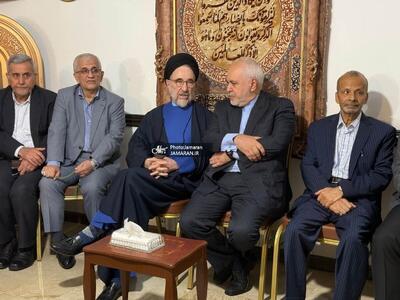 عکس/ظریف به دیدار خاتمی رفت | اقتصاد24