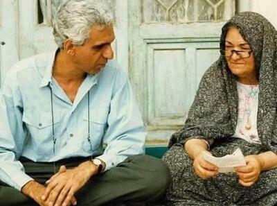 یک عکس یک روایت: کیومرث پوراحمد و بی بی سر تمرین قصه‌های مجید 