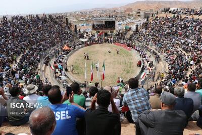 مسابقات قهرمانی «کشتی با چوخه» گود زینل خان اسفراین