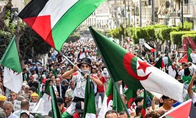 راهپیمایی حمایت از فلسطین در الجزایر