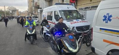 ارائه خدمات درمانی به ۵۶۰۰ مصدوم و بیمار توسط مرکز اورژانس ۱۱۵ همدان در نوروز ۱۴۰۴