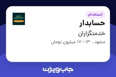 استخدام حسابدار در خدمتگزاران