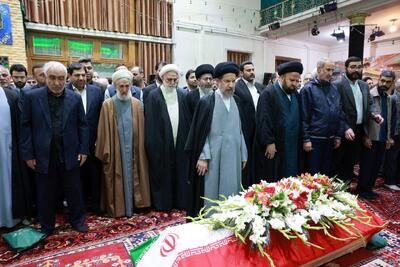 برگزاری مراسم تشییع پیکر قاضی معروف، مرحوم حجت‌الاسلام نیری/ ویدئو