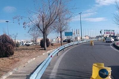 ۳ نقطه حادثه‌ خیز در بزرگراه شیخ فضل‌الله نوری  در تهران رفع خطر شد