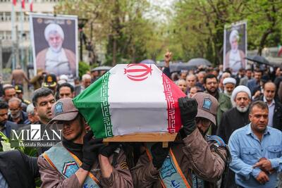 پیکر مرحوم حجت‌الاسلام والمسلمین نیری در کنار شهدای هفتم تیر آرام گرفت