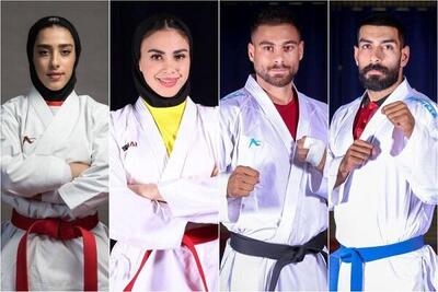 نمایندگان کاراته ایران در بازی‌های جهانی معرفی شدند
