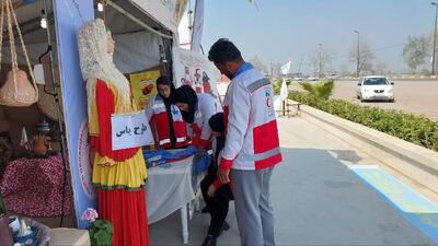 بهرمندی بیش از ۸۰۰هزارگردشگر از خدمات نوروزی هلال احمر گیلان
