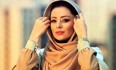چهره جذاب نفیسه روشن با لباسی به رنگ چشمهایش/ عکس