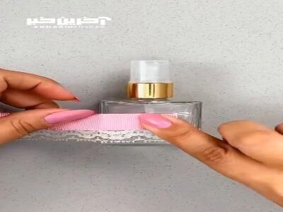 با شیشه قدیمی ادکلن میز توالتت رو تزیین کن