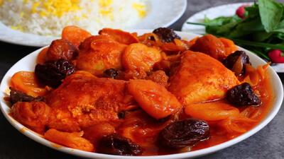 طرز تهیه آلو مسما غذای شمالی مجلسی و جا افتاده