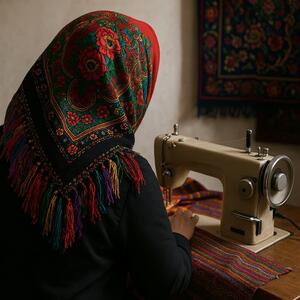 فهیمه و چرخ خیاطی اش/ قصه زنی که رویایش را دوخت