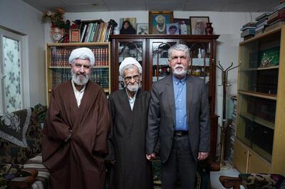 دیدار نوروزی وزیر فرهنگ و ارشاد اسلامی با حجت‌الاسلام حجتی کرمانی