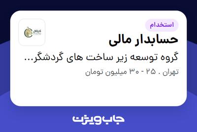 استخدام حسابدار مالی در گروه توسعه زیر ساخت های گردشگری کاراکال