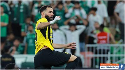 گل تساوی‌بخش کریم بنزما به الاهلی در دقیقه 4+90 (الاهلی 2-2 الاتحاد) - پارس فوتبال