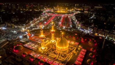 سیاه‌پوش شدن کربلای معلی در سالروز تخریب بقیع