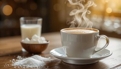 این قهوه خوشمزه خانگی را بدون دستگاه در ۵ دقیقه آماده کنید+فیلم