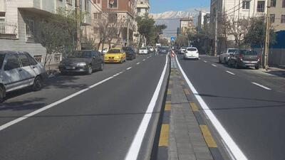۹کیلومتر خط کشی محوری در منطقه ۱۳