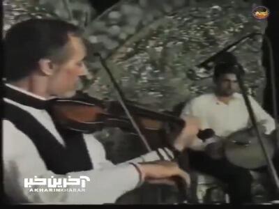 دونوازی ویولن و ضرب در یک ویدئوی قدیمی 