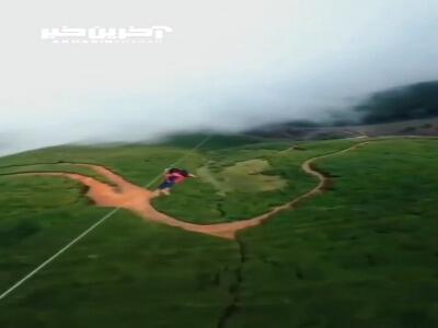 طولانی ترین زیپ لاین دنیا در هند