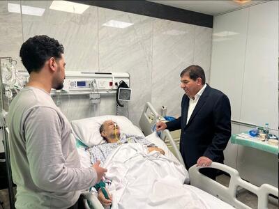 عیادت مشاور و دستیار رهبری از مجتبی رحماندوست