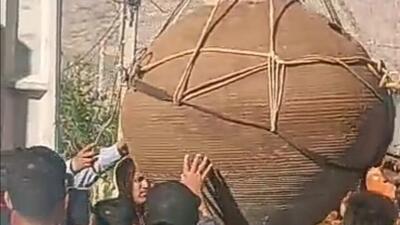 خمره ساسانی کشف شده در ارسنجان به تخت جمشید منتقل شد