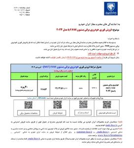 ثبت‌نام اولین فروش فوق‌العاده ایران‌خودرو در سال ۱۴۰۴ +جدول قیمت