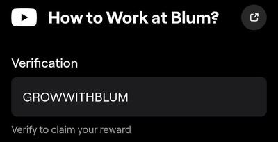 کد ویدیوهای بلوم (Blum) امروز دوشنبه 18 فروردین
