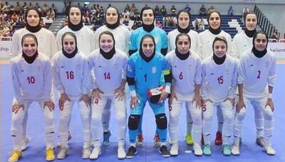 ایران نایب قهرمان تورنمنت فوتسال بانوان تایلند شد