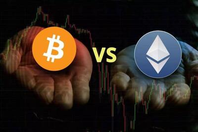 سقوط قیمت بیت‌کوین و اتریوم