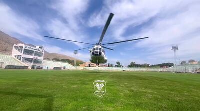 توضیح خیبر در مورد استفاده از هلی‌کوپتر هلال احمر