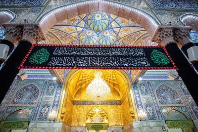 سیاه‌پوش شدن حرمین مطهر اباعبدالله الحسین (ع) و حضرت عباس (ع) در سالگرد تخریب بقیع | تصاویر