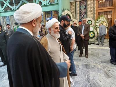 برگزاری مراسم ترحیم حجت‌الاسلام نیری در مسجد ارگ تهران + تصاویر