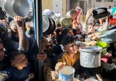 فیلم/ تشدید بحران انسانی در غزه با بسته شدن نانوایی‌ها