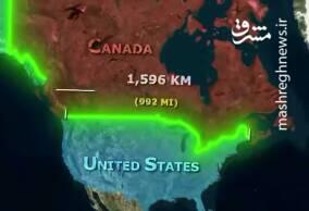 حقایق شگفت‌انگیز در مورد مرز آمریکا و کانادا+ فیلم