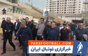 مراسم تشییع پیکر فرامرز ظلی برگزار شد +عکس - پارس فوتبال