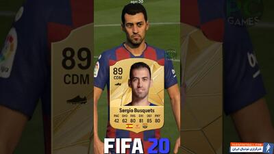 مقایسه ریتینگ و تفاوت ظاهری سرخیو بوسکتس از FIFA 09 تا EA FC 25 - پارس فوتبال