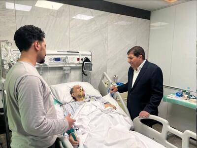 عیادت مشاور رهبری از مجتبی رحماندوست+عکس