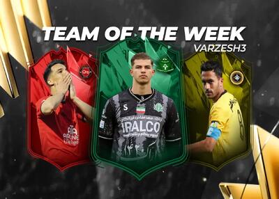 تیم منتخب هفته بیست و پنجم لیگ برتر
