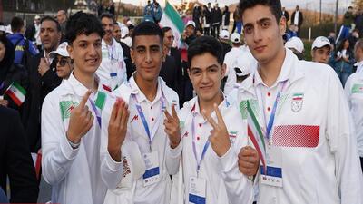 ایران در صدر جدول رده‌بندی مدال‌ها