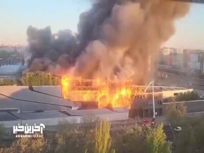 آتش‌سوزی وسیع در‌ پاریس
