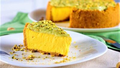 طرز تهیه چیزکیک زعفرانی؛ دسر خوشمزه و جذاب