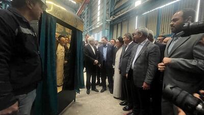 افتتاح بزرگ‌ترین کارخانه تیرآهن شرق کشور در نیشابور