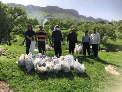 طبیعت سرپل‌ذهاب با دستان جوانان جان گرفت