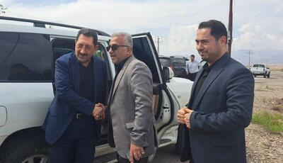 وزیر صمت وارد دامغان شد
