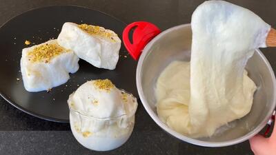 طرز تهیه بستنی خانگی: راز تهیه بستنی کشدار مانند آدامس