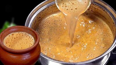 طرز تهیه چای ماسالا خامه ای با شیر و آب